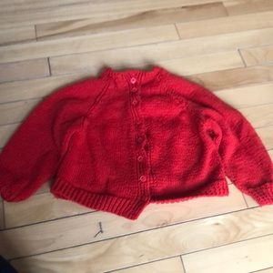 Woolen knitted cardigan